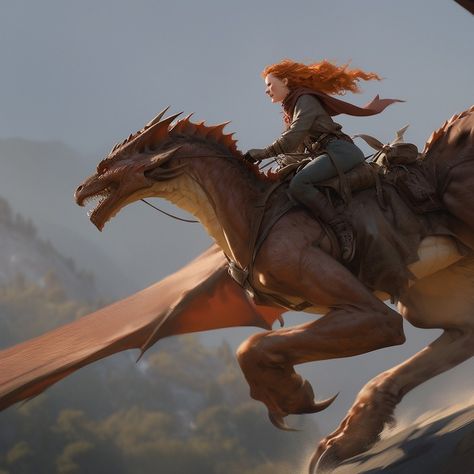 Riding A Dragon Reference, Dragon Riding Aesthetic, Dragon Rider Clothes, Riding Dragon Pose, Woman Riding Dragon, Dragon Rider Character Design, Dragon Rider Female, Dragon Rider Art, Dragon And Human