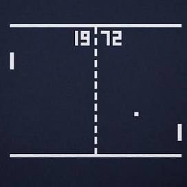 Pong Video Game, Atari Video Games, Pong Game, Game Video, Those Were The Days, First Game, Cool Inventions, Stencil Art, Cultura Pop