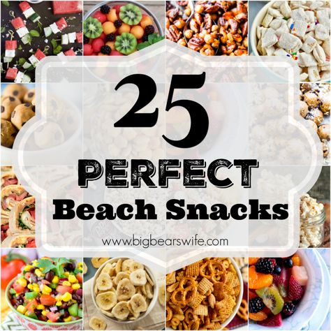 When you're ready to pack and head to the shore, make sure to pack a few of these beach snacks to keep the family happy while they're playing in the sand! Beach Day Food, Beach Vacation Meals, Vacation Snacks, Beach Snack, Boat Snacks, Beach Snacks, Beach Dinner, Vacation Meals, Summer Corn Salad