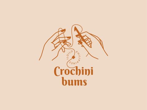 Crochinibums Logo Design by Rico John Jambaro on Dribbble Sewing Business Logo, Ideas Para Logos, Handmade Logo Design, Sewing Logo Design, Sewing Logo, Corporate Logo Design, Handmade Logo, Logo Branding Design, Logo Design Inspiration Creative