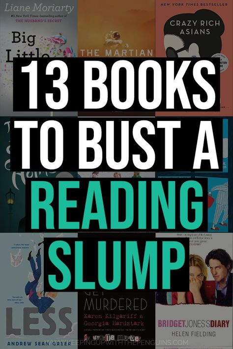 Books For Reading Slumps, Reading Slump Books, Books You Cant Put Down, Books To Get Out Of A Reading Slump, Books To Get You Out Of A Reading Slump, Best Books List, Reading Slump, Big Books, Not In The Mood