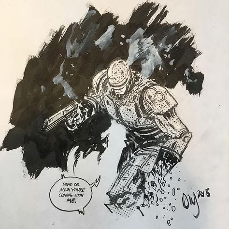 Robocop Commission By Daniel Warren Johnson Daniel Warren Johnson, Games Illustration, Kraven The Hunter, Batman Comic Art, Image Comics, Comic Page, Comic Book Artists, Superhero Art, Comic Artist