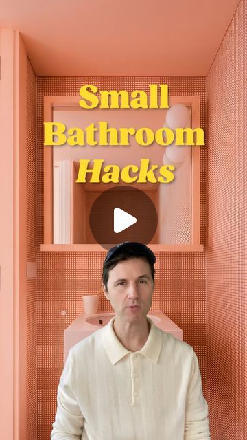 Danny Dobson - A Tropical Architect on Instagram: "Transform your small bathroom with these simple hacks!  We all want a functional and stylish small bathroom.  🚿 Start by prioritising a shower over a bath. Baths take up way too much space!  🪐 Make things float! it creates the effect of space and looks super cool.  🪟 Use a tempered glass screen instead of curtains. Its a no-brainer.  🚪 Be smart with the entry door. Pocket sliding or outward opening work a treat.  👀 And when you enter make sure theres a view of the vanity or a window. It creates more space in the room and looks clean!  🎨 And finally, use a simple palette of colours and materials. Busy tiles will make the space seem smaller.  #bathroomhacks #showerdesign #interiordesign #interiordecor #interiorhacks" Bathroom Window Glass Ideas, Small Bathroom Without Windows, Small Windowless Bathroom Ideas, Small Bathroom Window Curtains, Small Bathroom No Window, Super Small Bathroom, Bathroom No Window, Bathroom Window Ideas, Bathroom Without Windows