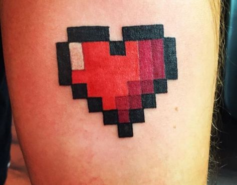 Zelda Coronary heart Tattoo....  See more by visiting the photo Legend Of Zelda Heart Container Tattoo, Zelda Heart Container Tattoo, Zelda Heart Tattoo, Pixel Heart Tattoo, Zelda Heart, Nintendo Tattoo, Pixel Tattoo, Heart Container, Zelda Tattoo