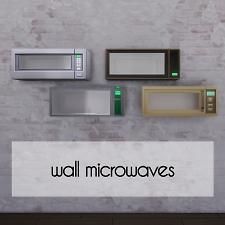 Mod The Sims - Wall Microwaves Sims 4 Microwave, Sims Kitchen, Sims 4 Functional, Sims 4 Kitchen, Muebles Sims 4 Cc, Sims 4 Studio, The Sims 4 Pc, Cc Furniture, Sims 4 Game Mods