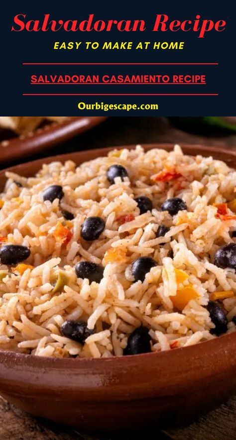 El Salvador Recipes Food, Casamiento Recipe, El Salvadoran Recipes, Casamiento Salvadoreno Recipe, Salvadorian Rice, Salvadoran Breakfast, El Salvador Recipes, Salvadoran Recipes, Salvadorian Recipes