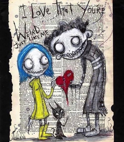 Coraline Drawing, Coraline And Wybie, Coraline Art, Tim Burton Art, Arte Obscura, Dark Art Illustrations, Scary Art, Doodle Art Designs, Wow Art