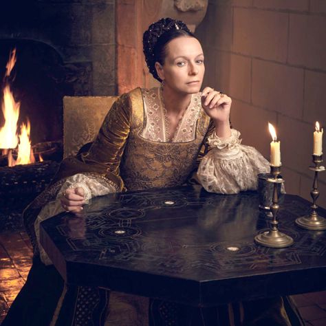 The Serpent Queen, Ludivine Sagnier, Samantha Morton, Catherine De Medici, Mary Queen Of Scots, The Serpent, Costume Drama, Movie Costumes, Fade To Black