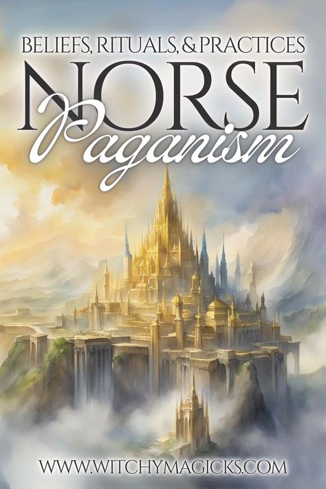 Delve into the world of Norse Paganism, exploring its core beliefs, sacred rituals, and ancient practices. Learn about the gods and goddesses of the Norse pantheon, the significance of nature in their spirituality, and how modern practitioners honor these ancient traditions. Perfect for those curious about Norse spirituality and its enduring legacy.  #NorsePaganism #VikingTraditions #PaganBeliefs #AncientRituals #NorseGods #SpiritualPractices #PaganHistory #Norse #Paganism #Pagan #WitchyMagicks History Of Paganism, Norse Pagan Aesthetic, Norse Witchcraft, Norse Spirituality, Witchy Diy, Norse Pantheon, Norse Paganism, Norse People, Pagan Beliefs