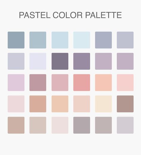 Cmyk Pastel Color Palette, Mute Pastel Color Palette, Natural Pastel Color Palette, Colors Palette Pastel, 15 Color Palette, Color Pallets Pastel, Pastel Palette Colour Schemes, Pastel Colour Pallet, Pastel Colours Palette