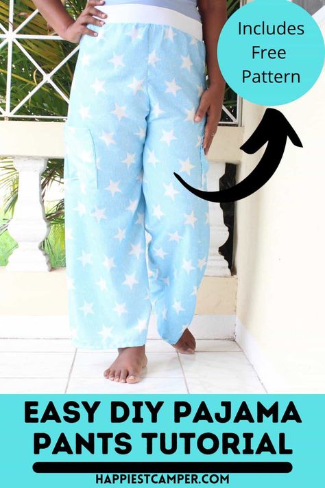 Make Your Own Pajama Pants, Pj Pants Pattern Free, Diy Pajama Pants, Pajama Pants Diy, Pajama Pants Pattern Free, Pajamas Shorts Pattern, Sew Pajama Pants, Pajama Pants Tutorial, Pajamas Diy