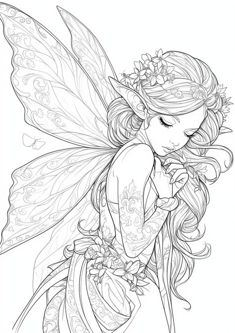 Ever After High Colouring Pages, Sketches To Color In, Fairy Pencil Drawings, Manga Drawings, Fairy Coloring Book, Manga Coloring Book, Witch Coloring Pages, Monster Coloring Pages, Beautiful Fairy