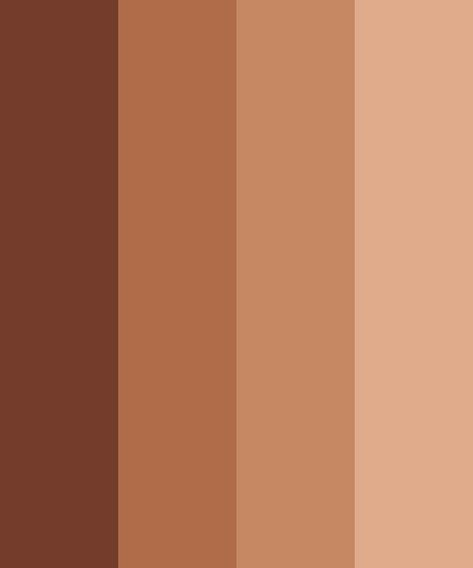 Brown Skin Color Palette Brown Aesthetic Color Palette, Brown Aesthetic Color, Light Brown Skin Tone, Aesthetic Color Palette, Skin Palette, Light Brown Skin, Brown Color Schemes, Aesthetic Color, Skin Color Palette