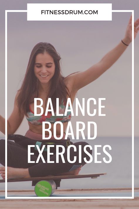 Balance Board Exercises, Strong Glutes, Exercises For Beginners, Balance Trainer, Yoga Techniques, Improve Balance, Balance Board, Body Balance, Fit Board Workouts