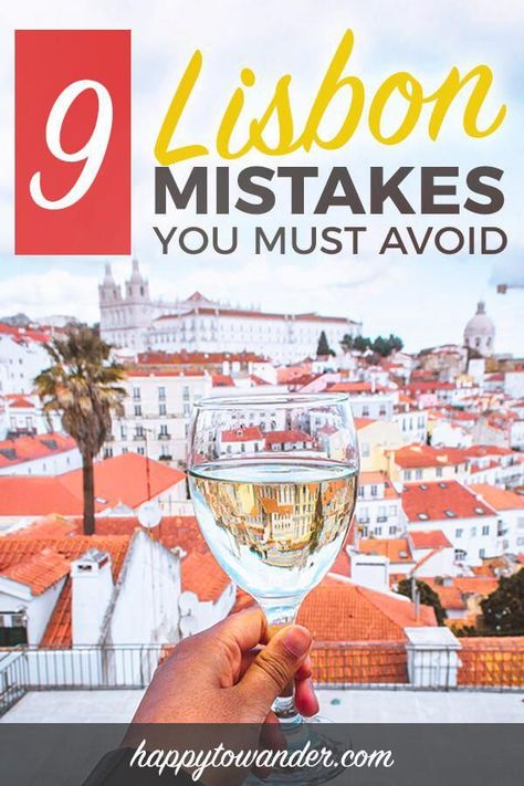 Lisbon, Portugal is an amazing city. If you plan to travel to Lisbon soon, don't miss this great guide on mistakes to avoid in Lisbon, including things NOT to do in Lisbon and how to spot scammy tourist traps. #lisbon #travel #portugal via @happytowander #traveldestinations Parisian Poster, Evora Portugal, Ericeira Portugal, Lisbon Portugal Travel, Lisbon Travel Guide, Travel Portugal, Portugal Vacation, Portugal Travel Guide, Lisbon Travel