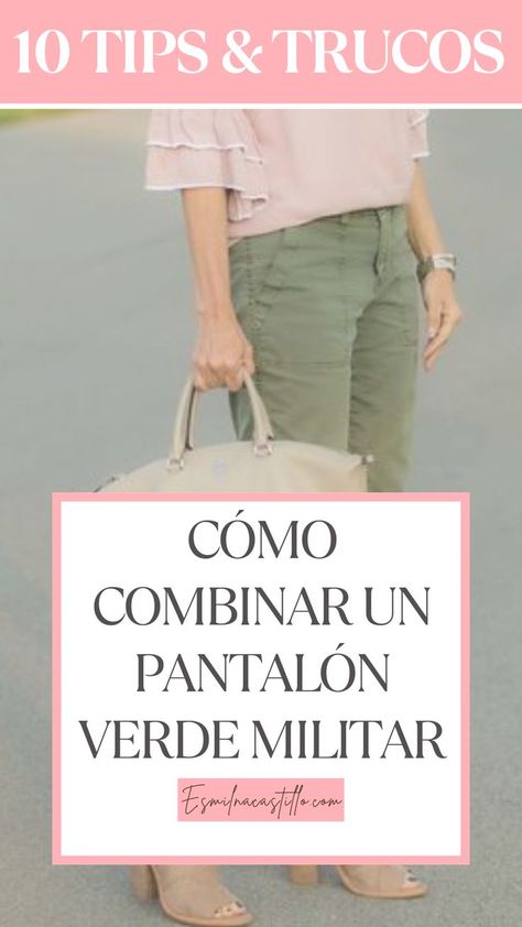 ¿Cómo combinar un pantalón verde militar? Lo cierto es que este tono es muy utilizado desde hace muchos años y no pasa de moda debido a su aspecto impecable que se ajusta a un montón de estilos diferentes, desde los más casuales hasta los más elegantes. A continuación, te daremos algunos consejos para que puedas combinar para cada ocasión, veamos Outfits Pantalon Verde, Color