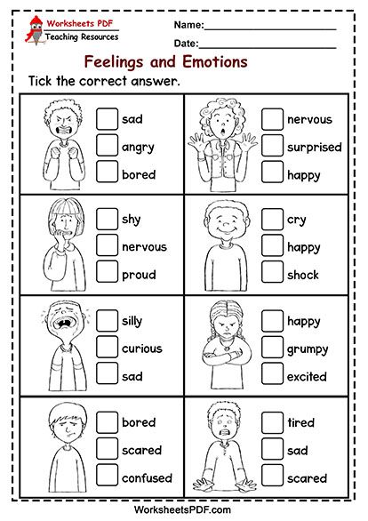 Feelings And Emotions Activities, Emotions Worksheet, Character Building Activities, English Homework, Emotions Preschool, Feelings Activities, Emotions Activities, Language Therapy Activities, English Books