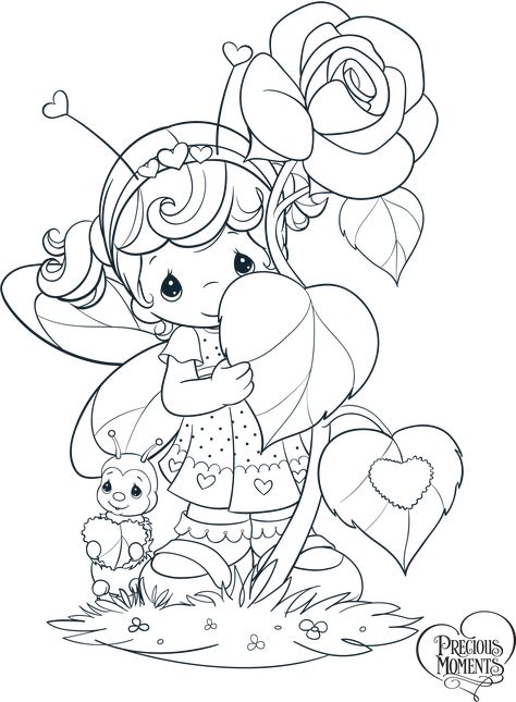 Precious Moments Coloring Sheets, Precious Moments Coloring Pages Animals, Fargelegging For Barn, Precious Moments Coloring Pages, Bear Coloring Pages, Hello Kitty Coloring, Detailed Coloring Pages, Fairy Coloring, Cartoon Coloring Pages