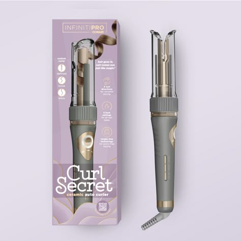 Travel curling iron