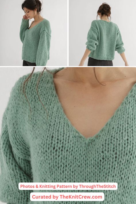 Knit a V-neck sweater from any of these knitting patterns. Create a unique and personalized V-neck sweater that you can wear anywhere. Click to view the entire collection of patterns, what tools and yarns are needed, and choose your favorite to make. Knit patterns curated by TheKnitCrew. V Neck Sweater Pattern, Knit Halloween, Knit Summer Dress, Clown Doll, Halloween Creepy, Summer Dress Patterns, Knitted Clothes, Yarn Sweater, Creepy Clown