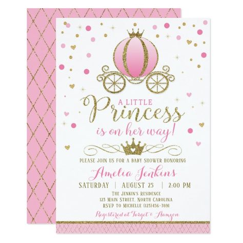 Fairy Baby Showers, Princess Baby Shower Invitation, Baby Shower Purple, Tea Party Invitations, Elephant Baby Shower Invitations, Princess Baby, Floral Baby Shower Invitations, Baby Shower Princess, Baby Shower Invites