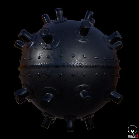 ArtStation - Sea Mine Material, arin arici Diver Helmet, Land Mine, Fall Creek, Drawing Cartoon Characters, How To Make Paint, Illustration Vector, Daily Workout, 3ds Max, Military Vehicles