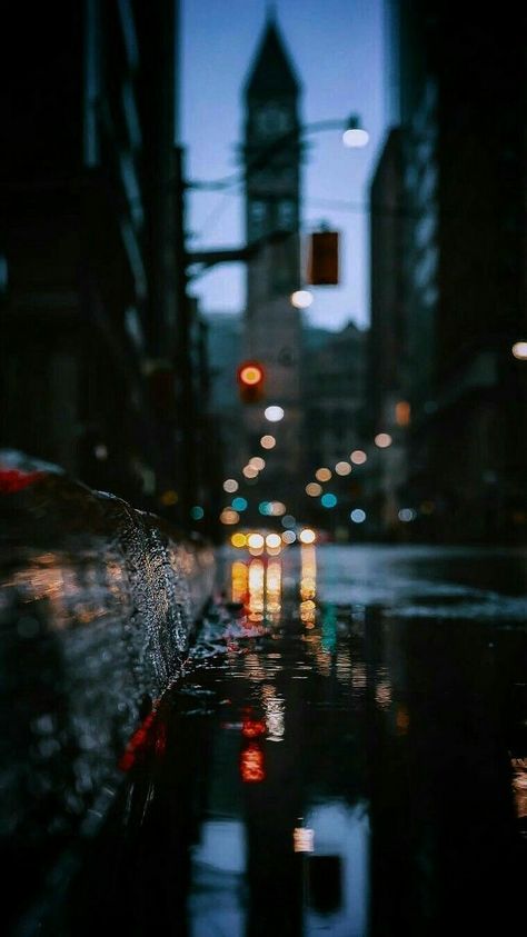 Best Mobile Wallpapers - HD Wallpapers Wet Pavement, Lukisan Landskap, الفن الرقمي, Fotografi Urban, Fotografi Kota, Have Inspiration, City Wallpaper, City Street, Wallpaper Pictures