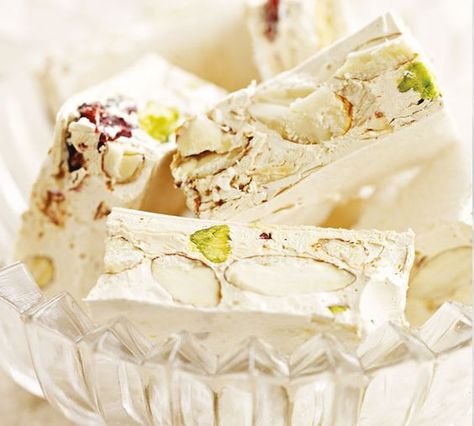 Annabel Langbein's easy Italian Nougat will end off the meal on a sweet note #designsponge and #dssummerparty Italian Nougat Recipe, Brandy Snap, Ocean Nursery Art, Nougat Recipe, No Wake Zone, Ocean Nursery, Homemade Sweets, Quick And Easy Recipes, Homemade Candies