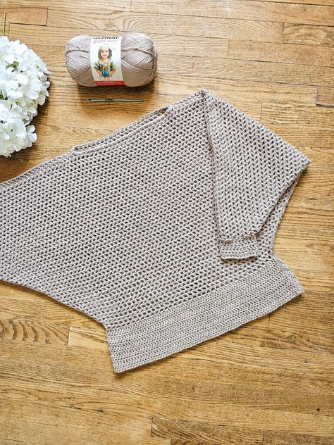 Crochet Batwing Sweater Pattern Free, Crochet Batwing Sweater, Batwing Sweater Pattern, Crochet Batwing, Cable Crochet, Crochet Shirts, Crochet Blouse Free Pattern, 2023 Wardrobe, Crochet Bat