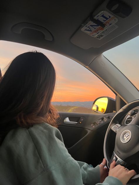 Car Driving Girl Aesthetic, Riding A Car Aesthetic, Driving In Car Aesthetic, Driving Girl Aesthetic, Girl With Car Aesthetic, Bronwen Core, Vision Board Driving, Driving Car Girl, Drive Car Aesthetic