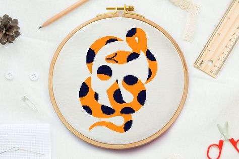 Snake Skull cross stitch pattern, Anatomic cross stitch , Orange geometric skull cross stitch, cool Skull Multicolor cross Skull Cross Stitch Pattern Free, Mini Skull Cross Stitch Pattern, Small Skull Cross Stitch Pattern, Planchette Cross Stitch, Ouija Cross Stitch Pattern, Cross Stitch Skull, Etsy Embroidery, Cross Stitch Quotes, Cross Stitch Fonts