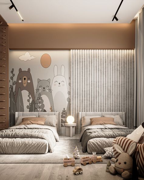 Children Room Design on Behance Gender Neutral Bedroom Kids, Children Room Design, Kids Bedroom Furniture Design, Gender Neutral Kids Room, Luxury Kids Bedroom, Room Work, Kids Room Interior Design, Office Interior Design Modern, Modern Kids Bedroom