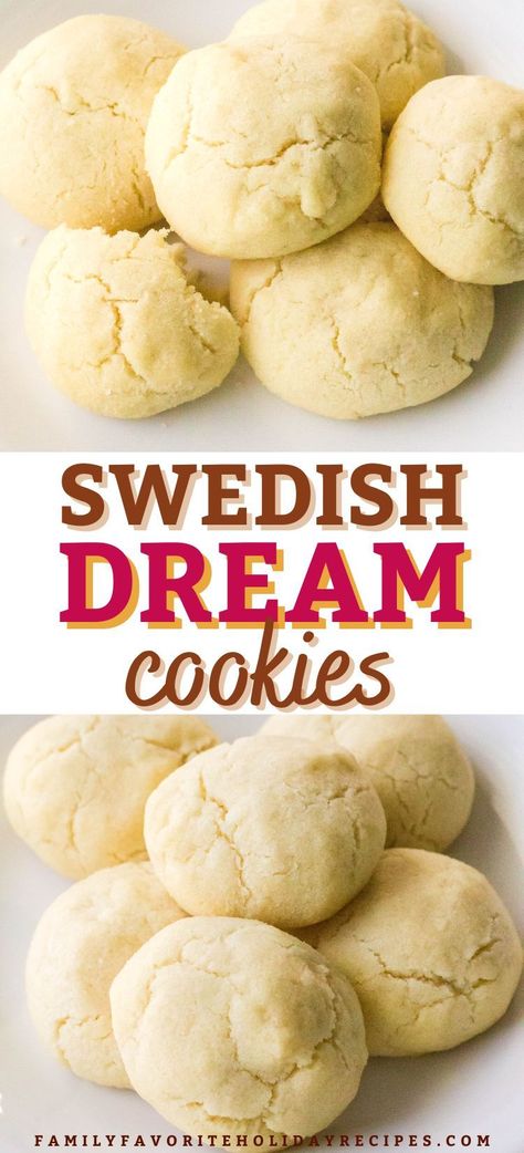 Swedish Cream Cookies, Switzerland Cookies Recipe, Swedish Shortbread Cookies, Swedish Standard Cookies, Swedish Heirloom Cookies, Swedish Dream Cookies, Scandinavian Cookies Christmas, Swedish Cookies Traditional, Swedish Recipes Desserts