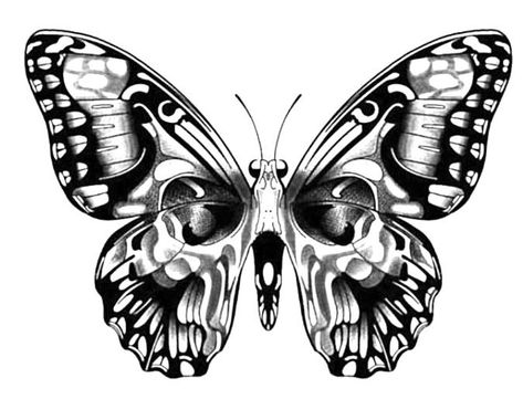 Tattoo Papillon, Skull Butterfly Tattoo, Traditional Butterfly Tattoo, Butterfly Neck Tattoo, Floral Thigh Tattoos, Small Chest Tattoos, Bauch Tattoos, Butterfly Eyes, Flame Tattoos