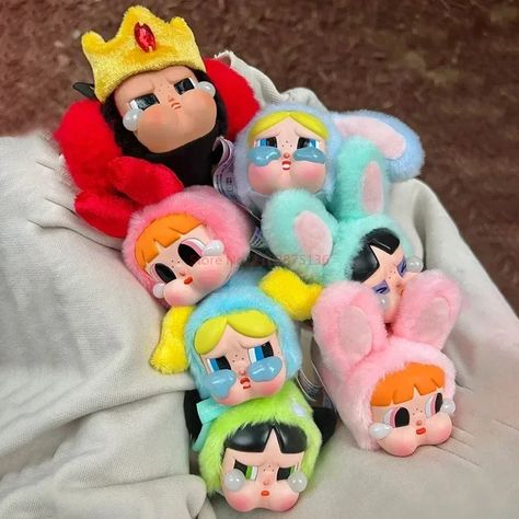 29.47US $ |Crybaby Powerpuff Girls Blind Box Series Vinyl Face Plush Toy Decoration Mysterious Box Action Figures Dolls Trendy Kids Gift| |   - AliExpress Cartoon Decoration, Foto Random, Trendy Toys, Baby Pop, Cute Headers For Twitter, Powerpuff Girl, Top Decor, Cute Headers, Pop Mart