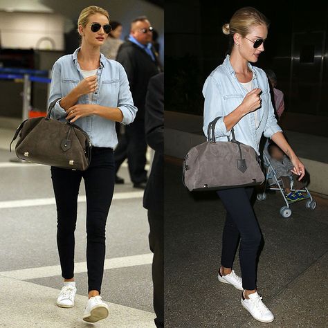 Rosie Huntington-Whiteley white sneakers Dressing Up Sneakers For Work, Jeans And Hoka Outfit, Jeans And White Tennis Shoes Outfit, White Tennis Shoe Outfits, Tennis Shoe Work Outfit, White Tennis Shoes Outfit Summer, White Runners Outfit, Outfits With White Tennis Shoes, White Slip On Sneakers Outfit