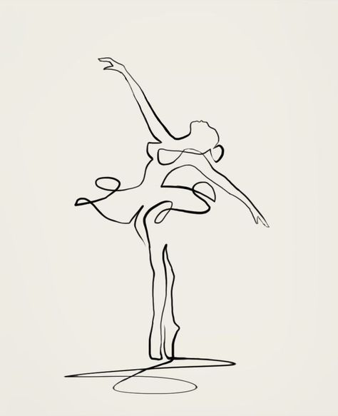 Drawing Of Dancer, Line Drawing Dancer, Ballet Line Drawing, Dancer Line Art Tattoo, Ballet Line Art, Dancer Drawing Simple, Dancer Aesthetic Wallpaper, Dancer Art Drawing, Ballet Dancers Drawing