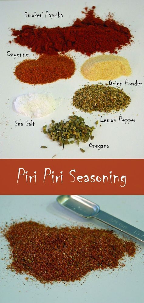 Soup Spice Everything Nice: Piri Piri Seasoning Piri Piri Seasoning, Cajun Spices, Piri Piri Sauce, Piri Piri Chicken, Spice Blends Recipes, Spice Mix Recipes, Seasoning And Spice, Diy Spices, Piri Piri