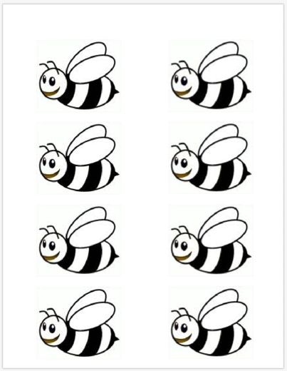 Toddler Approved!: Beehive ABCs Bumble Bee Wings, Bee Template, Bumble Bee Art, Bee Printables, Bee Wings, Bee Clipart, Bee Free, Blank Templates, Preschool Craft