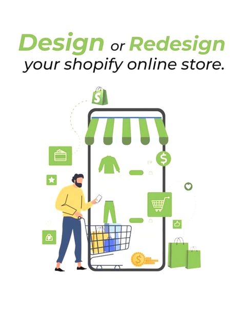 Design your eye-catching and user-friendly shopify store with branded logo/banner, favicon, premium theme, professional store layout and hundreds of winning products, payment gateway integration that can get you 6-figures Shopify Banner, Business Vision Board, Shopify Apps, Etsy Logo, Facebook Marketing Strategy, Html Website, Business Marketing Plan, Shopify Website Design, Store Layout