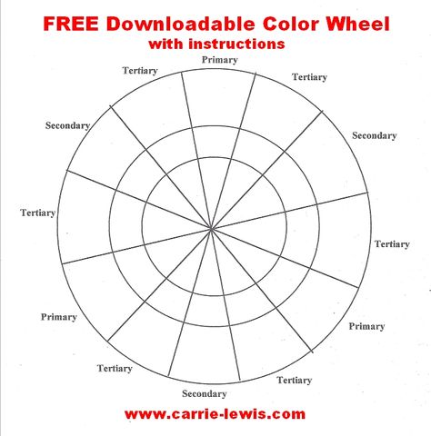 Two new drawing templates are now available as free downloads. Color Wheel Template This is the same template used in the EmptyEasel.com article, Making a Color Wheel with Colored Pencil, but with … Color Theory Worksheet, Color Wheel Worksheet, Colour Wheels, Portrait Studies, Color Recipe, Coloring Stuff, Textile Medium, Blending Colored Pencils, Color Lessons