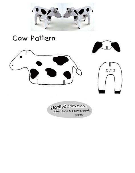 Cardboard Cow -just because Cardboard Cow, Cardboard Animals, Cow Craft, Carton Diy, Animal Templates, Barn Wood Crafts, Purple Cow, Farm Cow, Farm Art