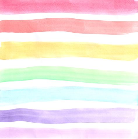 Watercolour stripes background for a new card design Watercolor Screensaver, Stripes Background, Rainbow Water, Pastel Stripes, Wall Papers, Striped Background, Marca Personal, Frame Template, Easy Watercolor