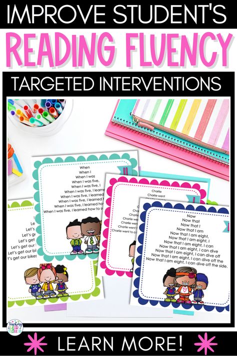 Reading Extension Activities 1st Grade, Fluency Intervention 2nd Grade, Reading Extension Activities 3rd Grade, Reading Accuracy Activities, Science Of Reading Fluency, 2nd Grade Fluency Activities, Fluency Practice 1st Grade, Fluency Folders 2nd Grade, Reading Fluency Activities 2nd Grade