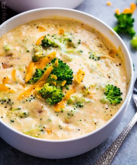 Broccoli And Cheese Soup, Creamy Broccoli Cheddar Soup, Cheddar Soup Recipe, Broccoli Cheddar Soup Recipe, Cream Of Broccoli, Broccoli Cheese Soup Recipes, Cheese Soup Recipes, Comfort Soup Recipes, Broccoli Soup Recipes