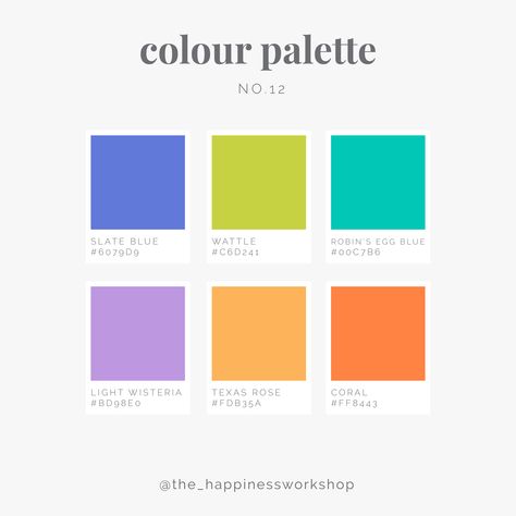 Bright Color Branding, Happy Color Palette, Bright Color Pallets, Bright Color Palettes, Bracelet Colors, Retro Color Palette, Website Color Palette, Color Me Mine, Pantone Colour Palettes