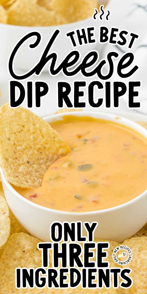 Tostitos Cheese Dip, Quick Cheese Dip, Velveeta Cheese Dip Recipes, Best Cheese Dip, Cheese Dip Recipes Easy, Homemade Cheese Dip, Rotel Cheese Dip, Cheese Chip Dip, Chip Dip Recipes