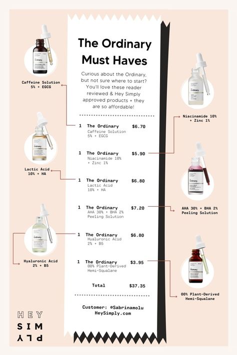 When the Ordinary first appeared on the market many people didn’t know what to make of the product line. For the first time, highly sought-after ingredients were available at an affordable price point and it won the hearts of skincare junkies everywhere.  The problem? Overwhelming access to dozens of products that we want to try without knowing where to start. We did the work for you (you’re welcome) here is your comprehensive guide to The Ordinary product reviews that we think are worth trying. The Ordinary Skincare Guide Acne And Oily Skin, The Ordaniry Skincare, The Ordinary Fake Vs Original, The Ordinary Skincare Routine Order, How To Use The Ordinary Skincare, The Ordinary Must Haves, Ingredients For Dry Skin, The Ordinary Skincare Guide, Dream Skincare