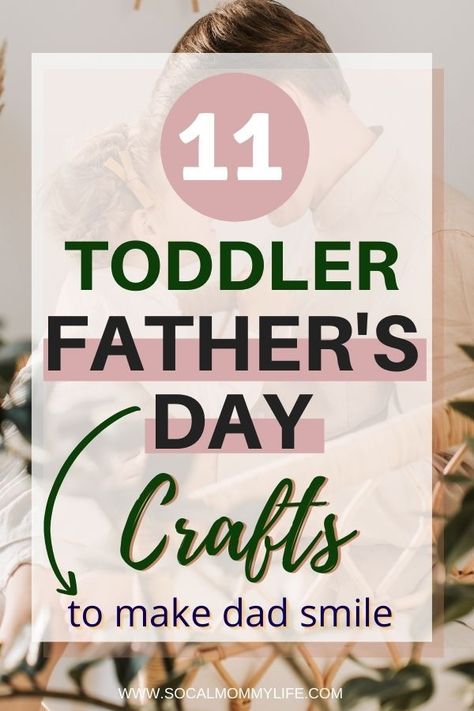 11 cute toddler Father's Day crafts that'll make dad smile! Father’s Day Gift Ideas Toddler, Toddler Diy Fathers Day Gifts, Father’s Day Crafts For Kids One Year Old, One Year Old Fathers Day Craft, Toddler Craft Ideas Fathers Day, Fathers Day Ideas For Toddlers, Diy Toddler Fathers Day Crafts, Dad Birthday Craft From Kids, Fathers Day Toddler Gifts