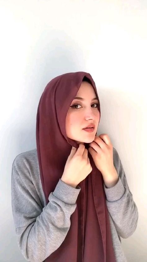 Hijab Tutorial | Pinterest Hijab With No Undercap, Hijab Undercap Tutorial, Hijab Styles Without Undercap, Hijab Without Undercap, Hijab Tutorial Without Inner Cap, Undercap Hijab, Hijab Undercap, Hijab Turban Style, How To Wear Hijab